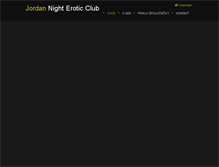 Tablet Screenshot of jordanclub.sk